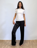 Silk Pants In Black