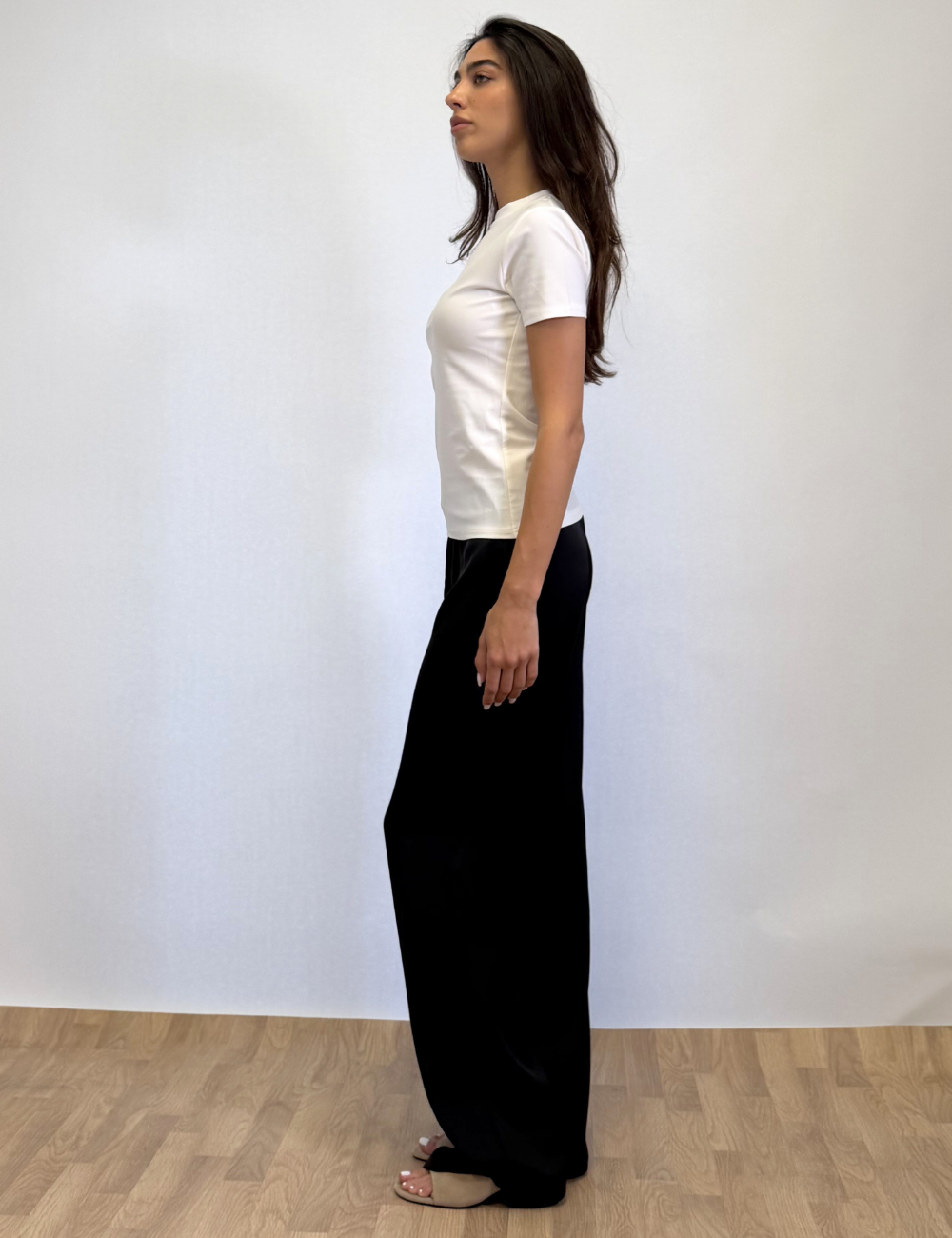 Silk Pants In Black