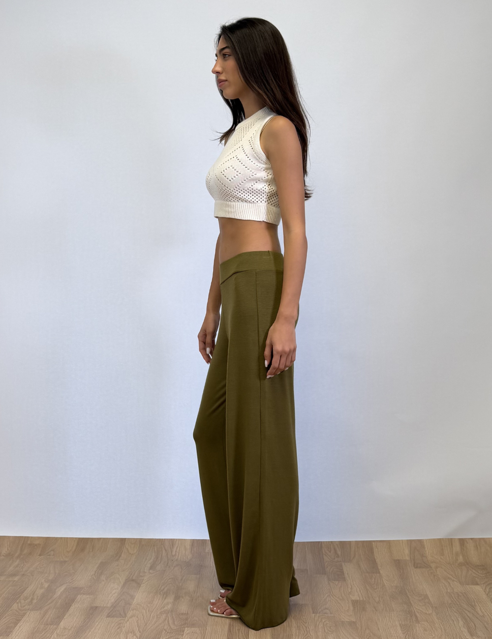 Wide Leg Knit Pants