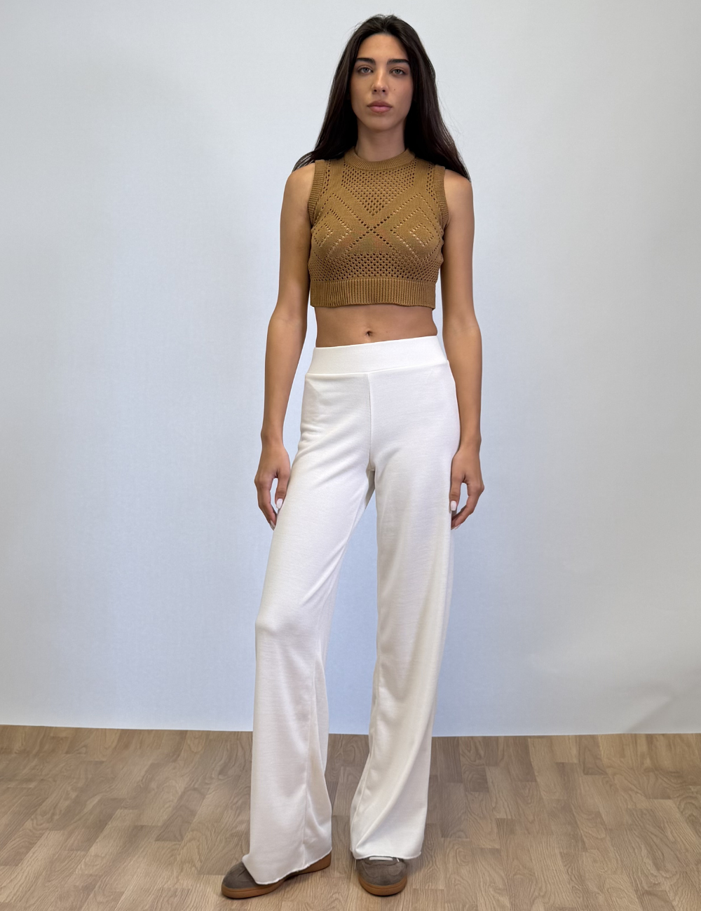 Wide Leg Knit Pants