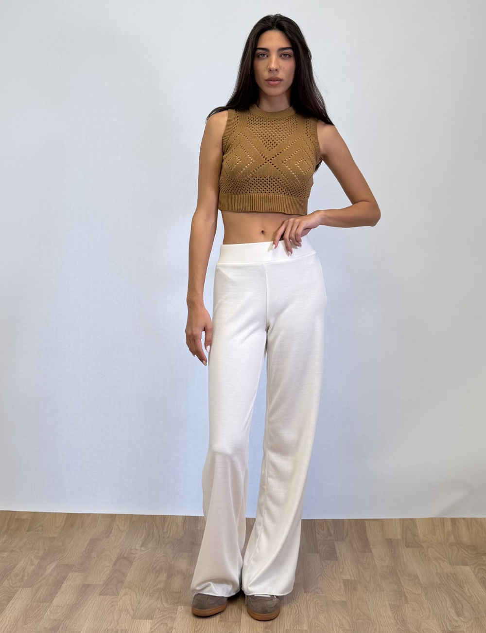 Wide Leg Knit Pants