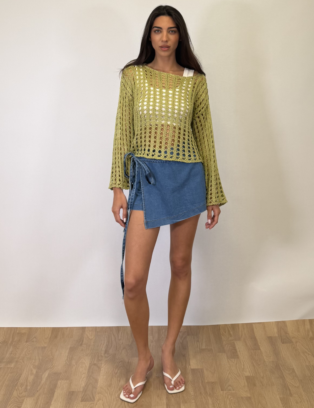 Denim Skort