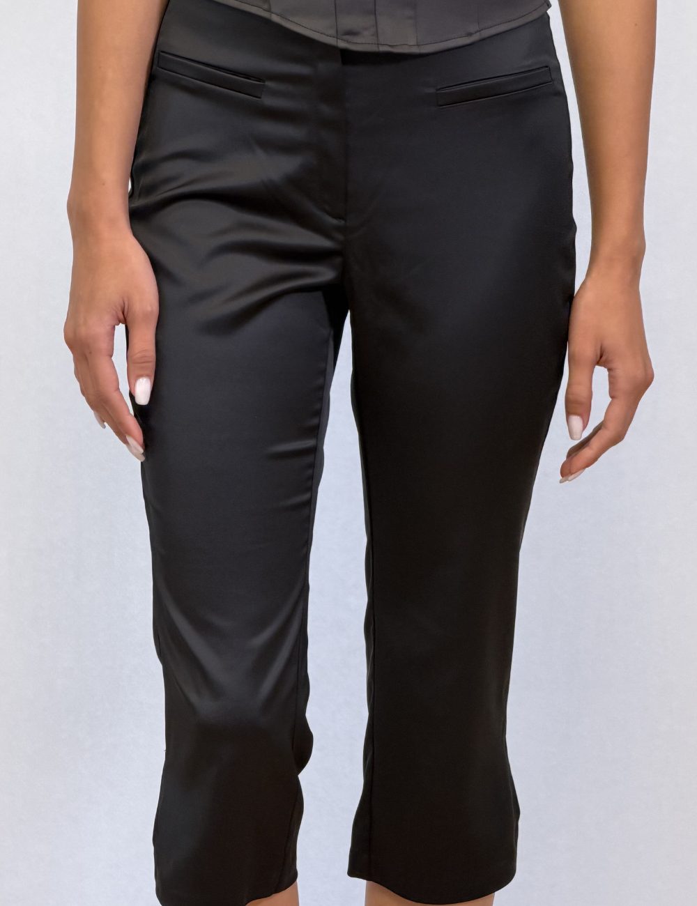 Capri Satin Pants