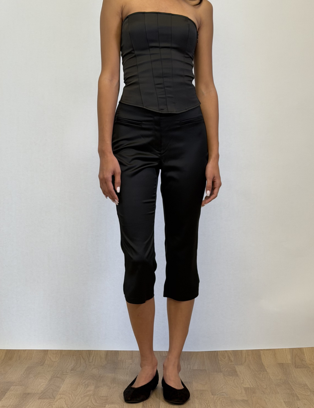 Capri Satin Pants