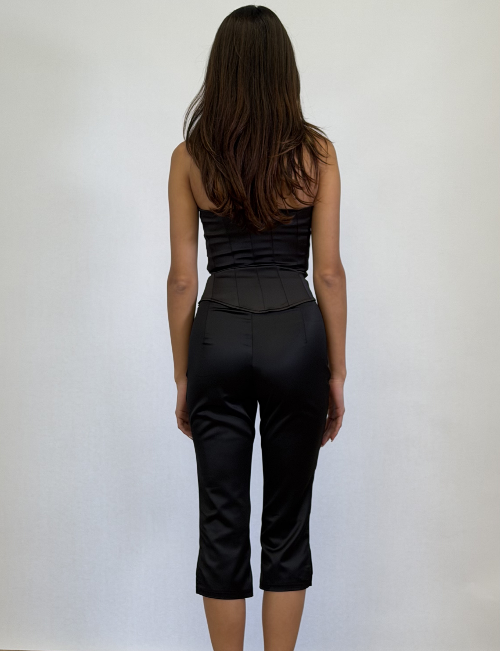 Capri Satin Pants