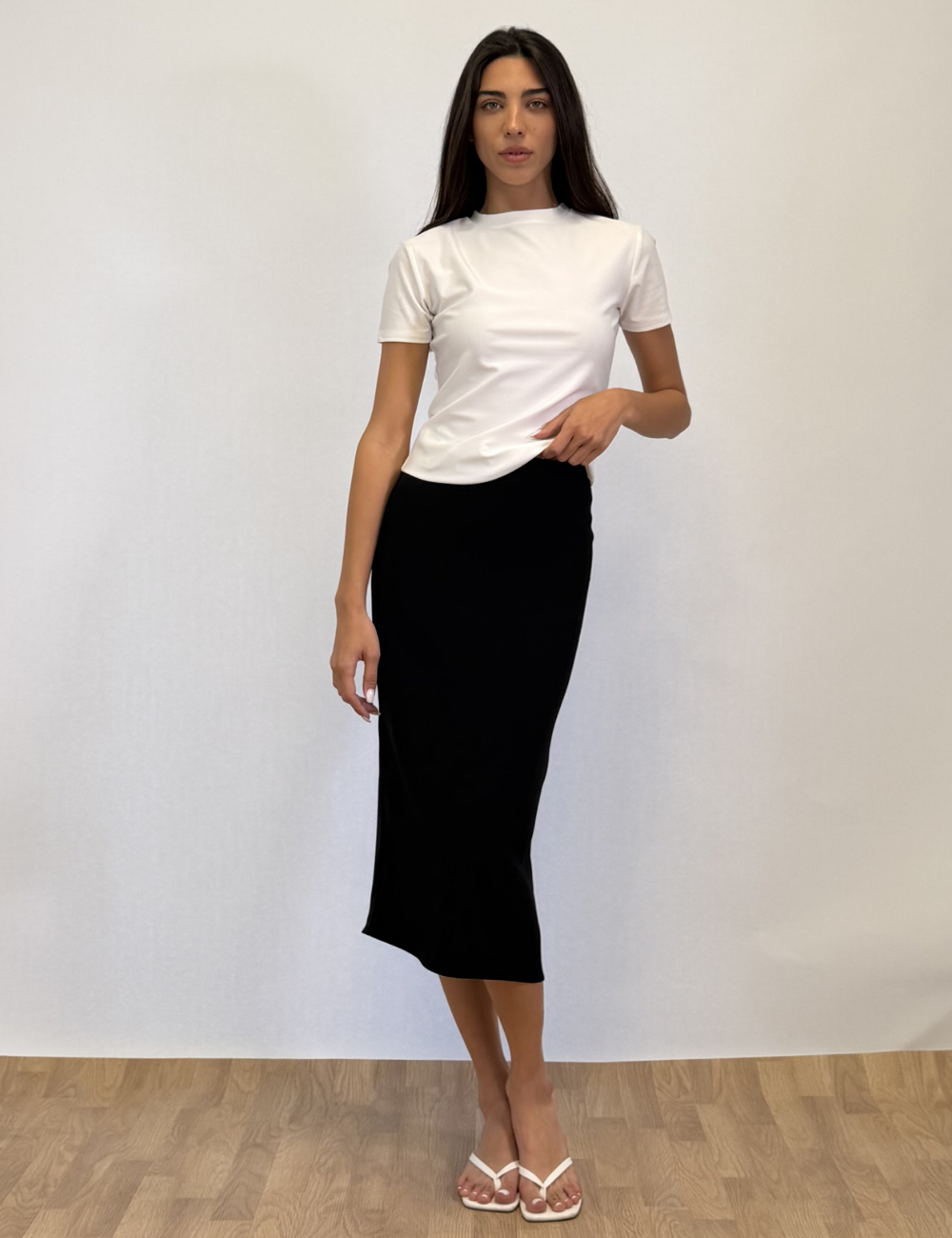 Midi Pencil Skirt