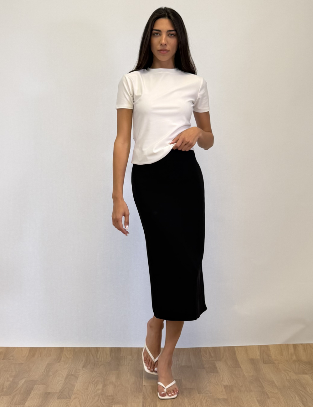 Midi Pencil Skirt