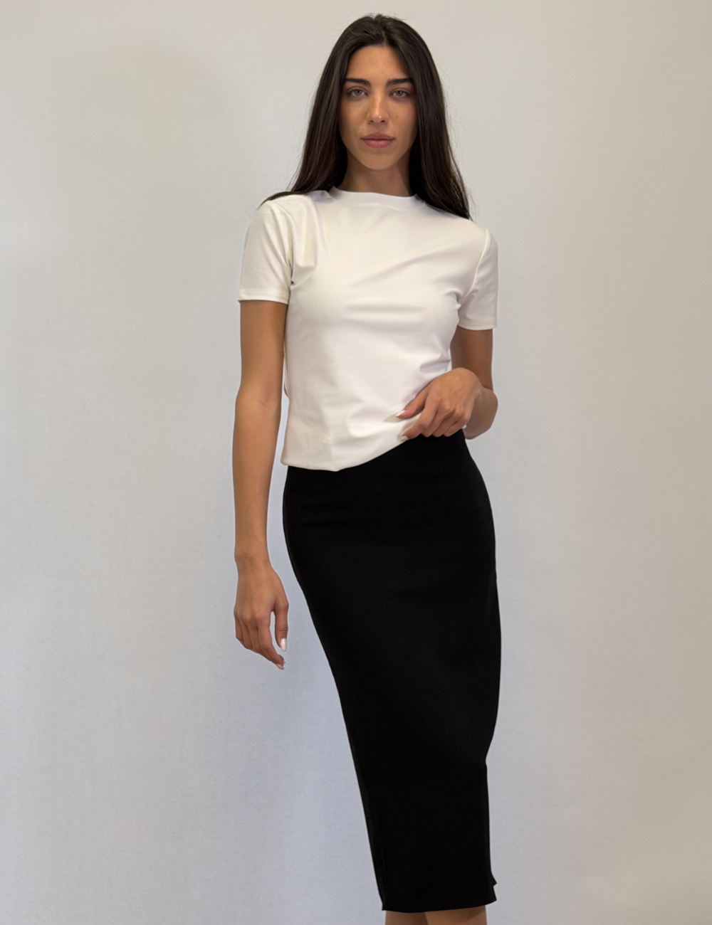 Midi Pencil Skirt