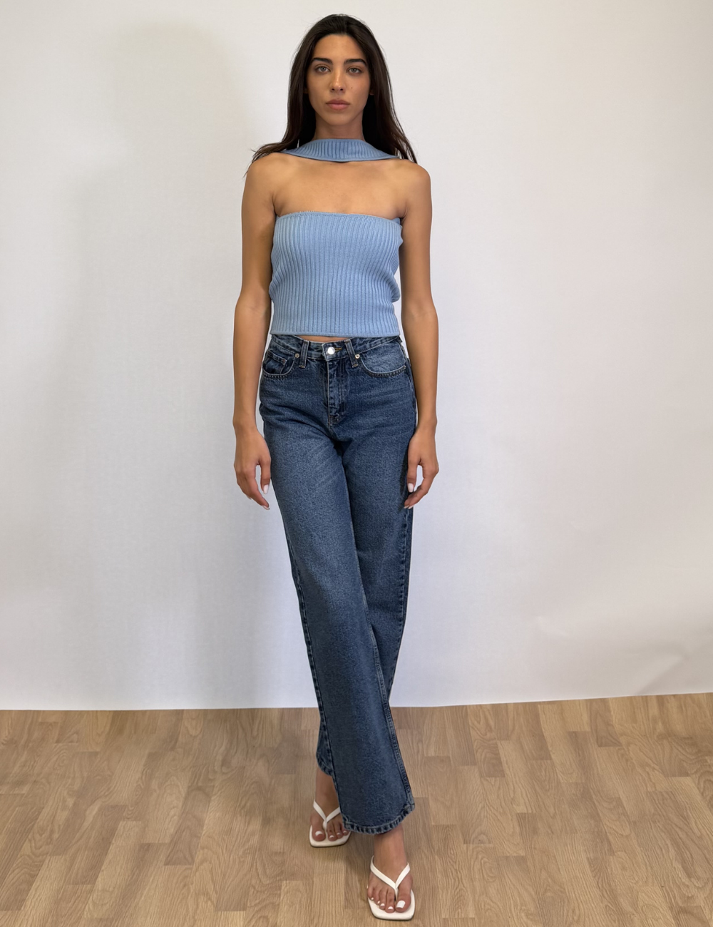 Choker Knit Top