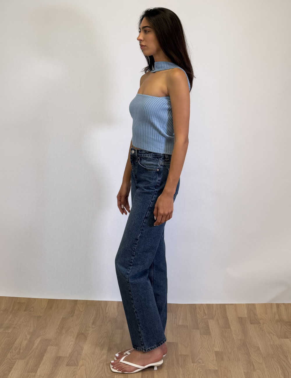 Choker Knit Top