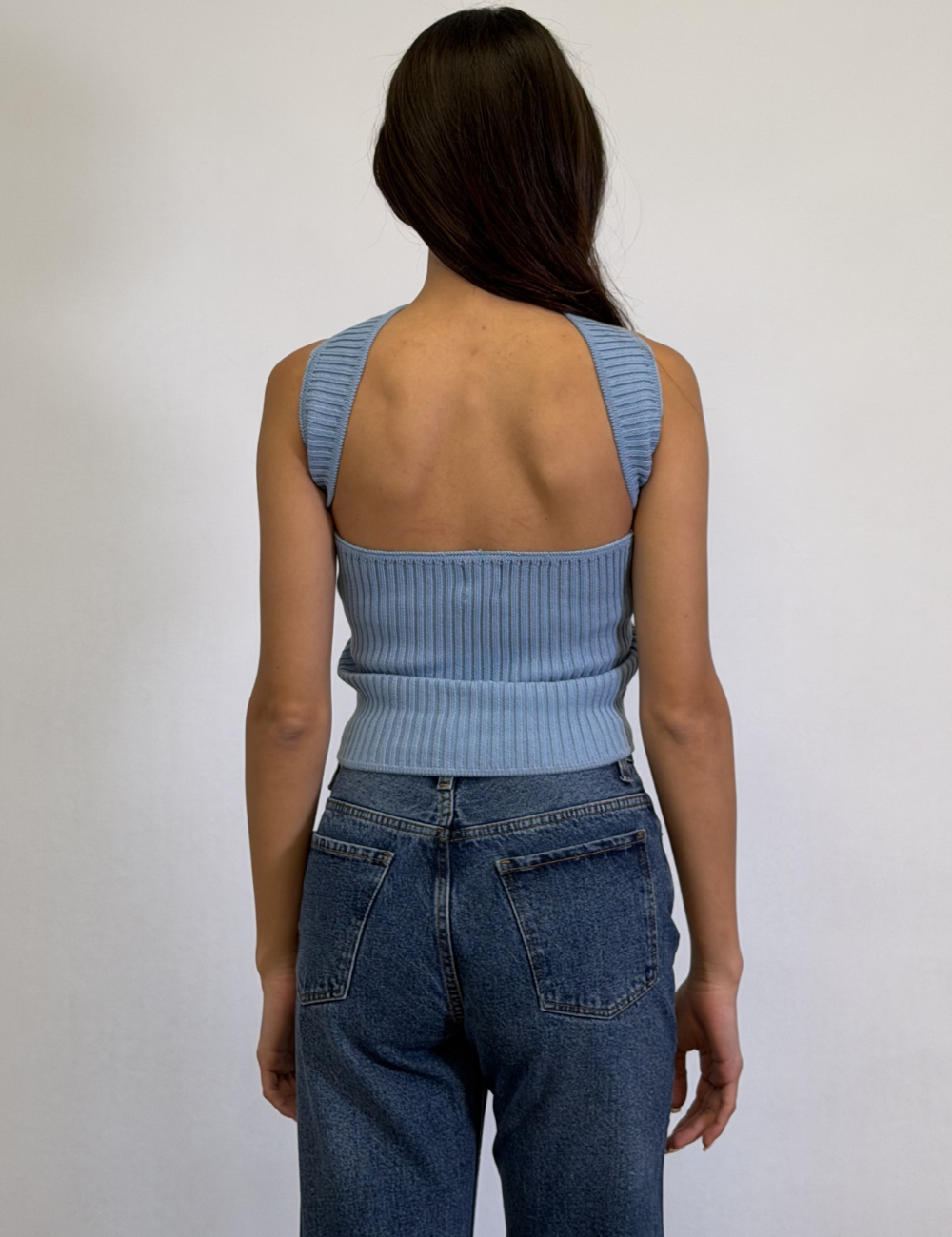 Choker Knit Top