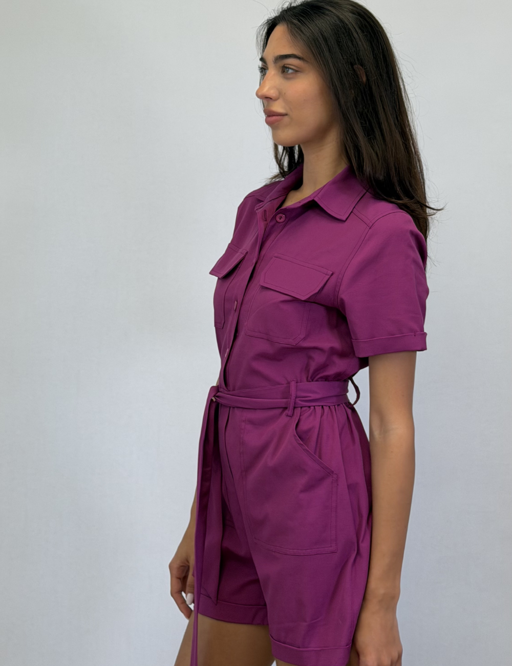 Purple Playsuit