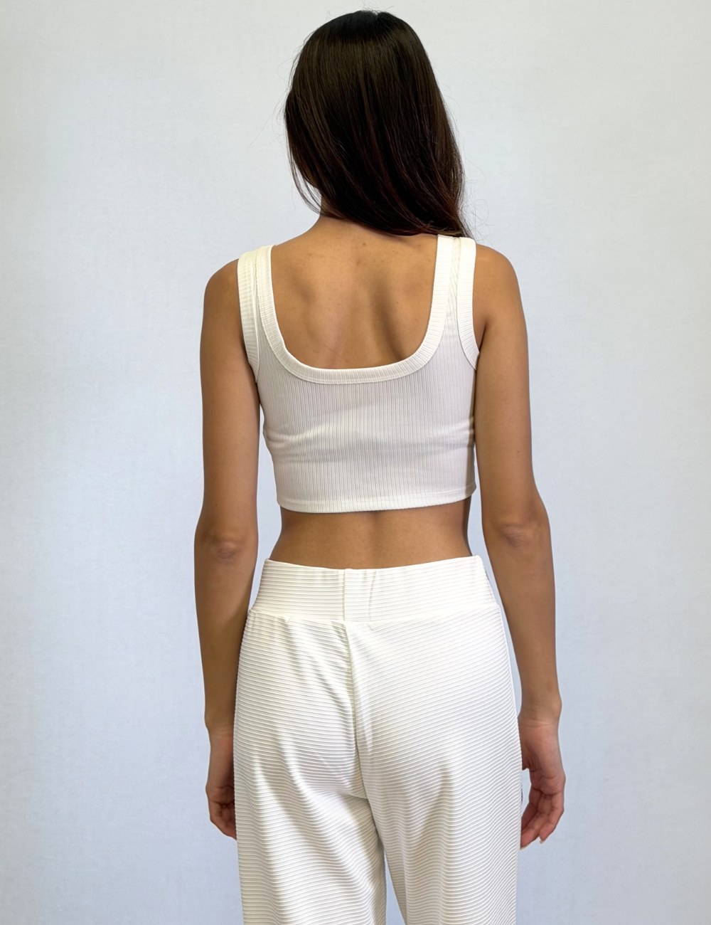 Ribbed Cropped Tank Top