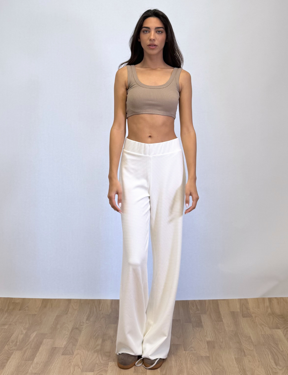 Ribbed Cropped Tank Top