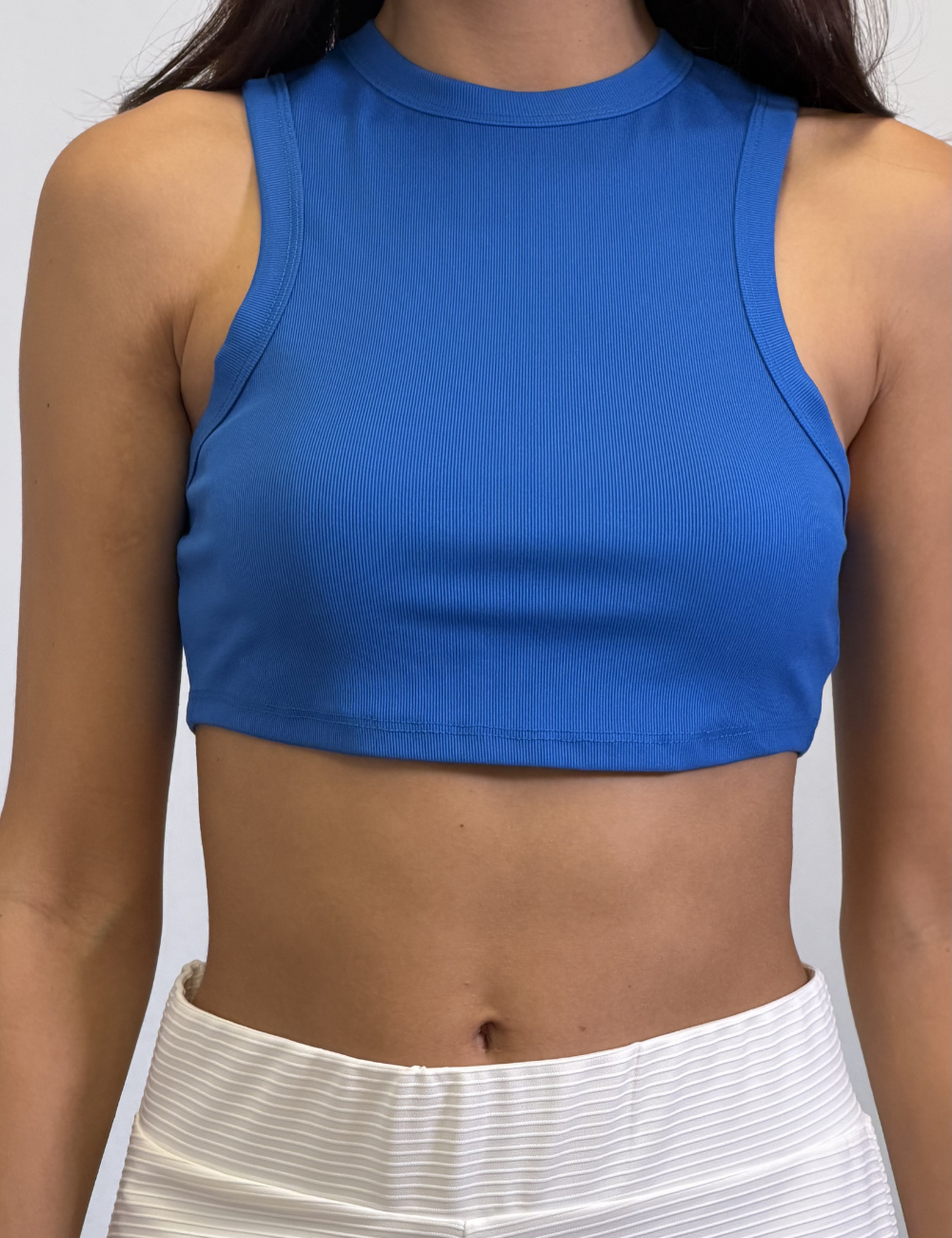 Racer Cropped Tank Top