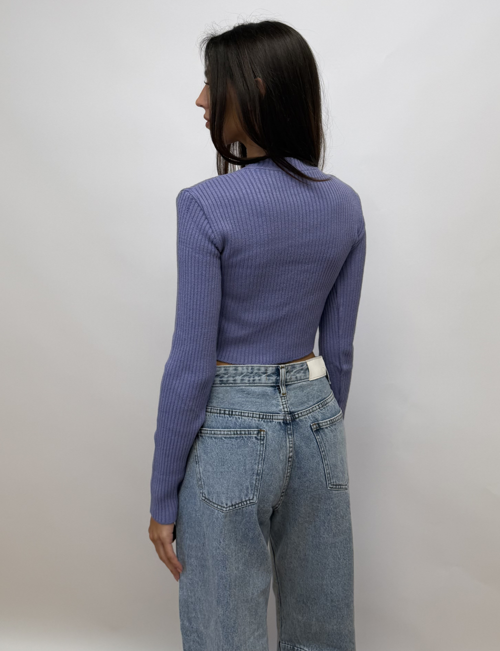 Asymmetric Ribbed Top