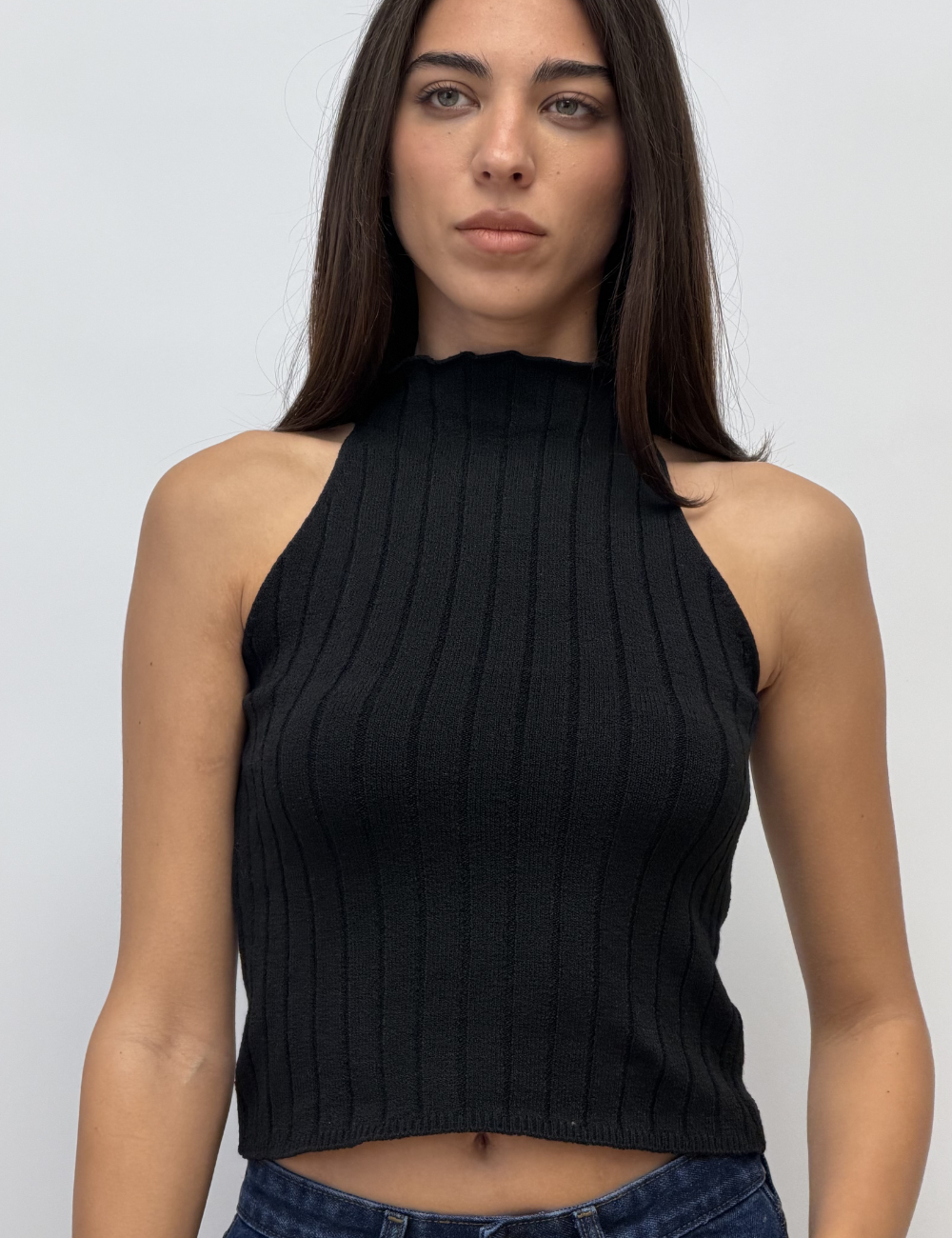Knit Halter Top