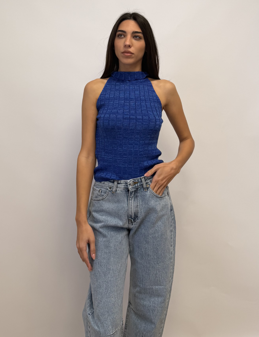 Knit Halter Top