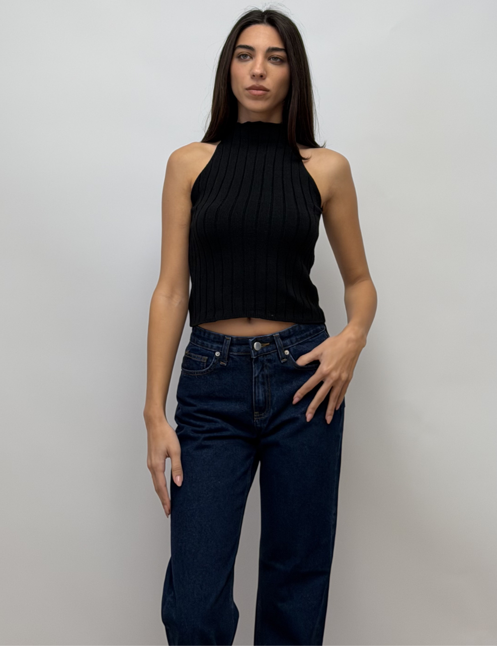 Knit Halter Top