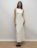 Knitted Maxi Dress With Lurex Thread
