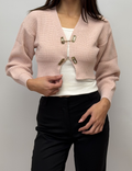 Pin Closure Cardigan