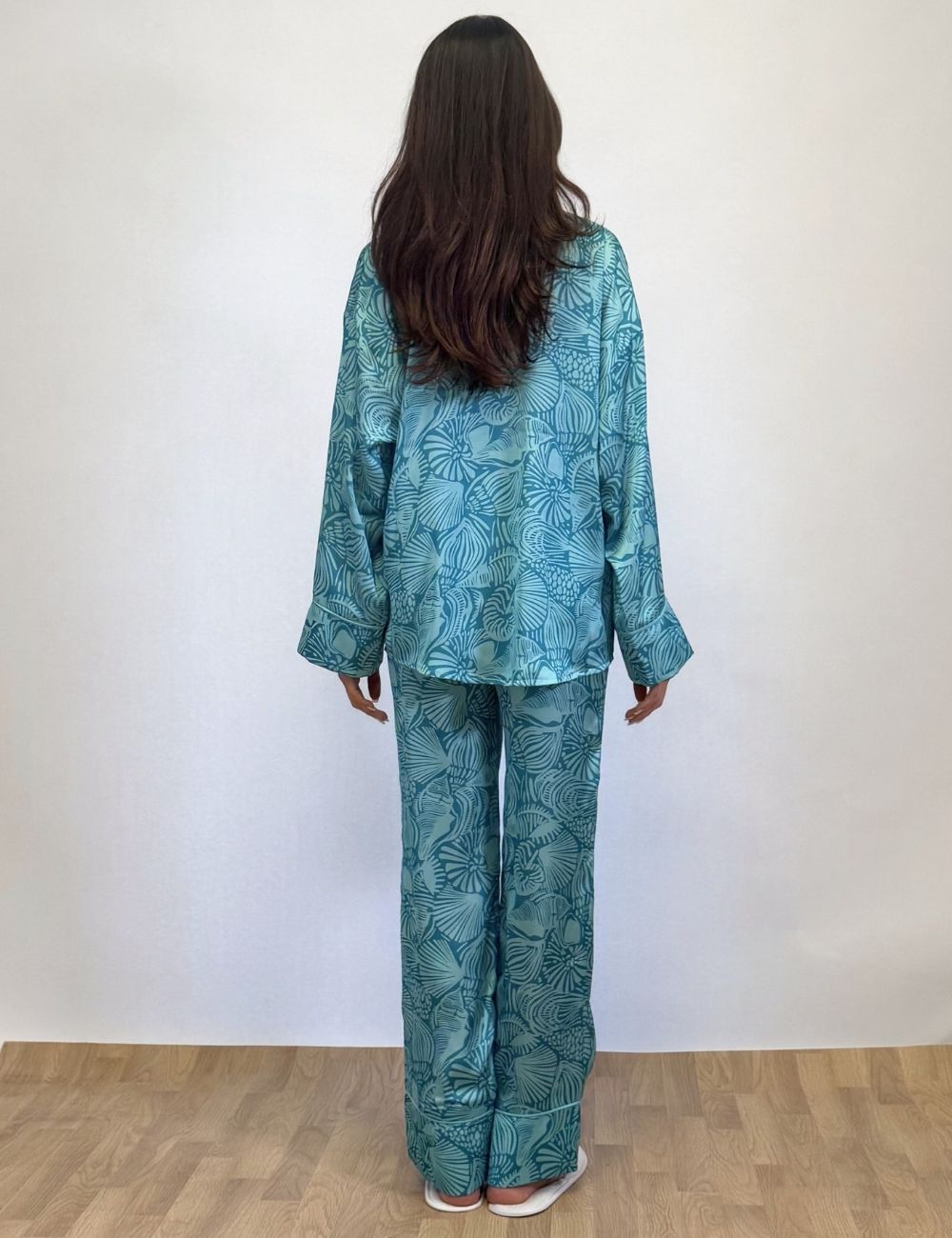 Turquoise Tropical Pyjama Set